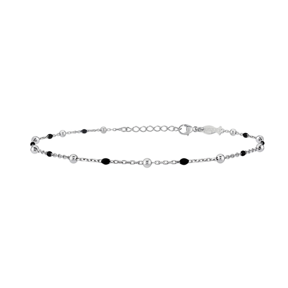 Dots, Sterling Silver Chain.