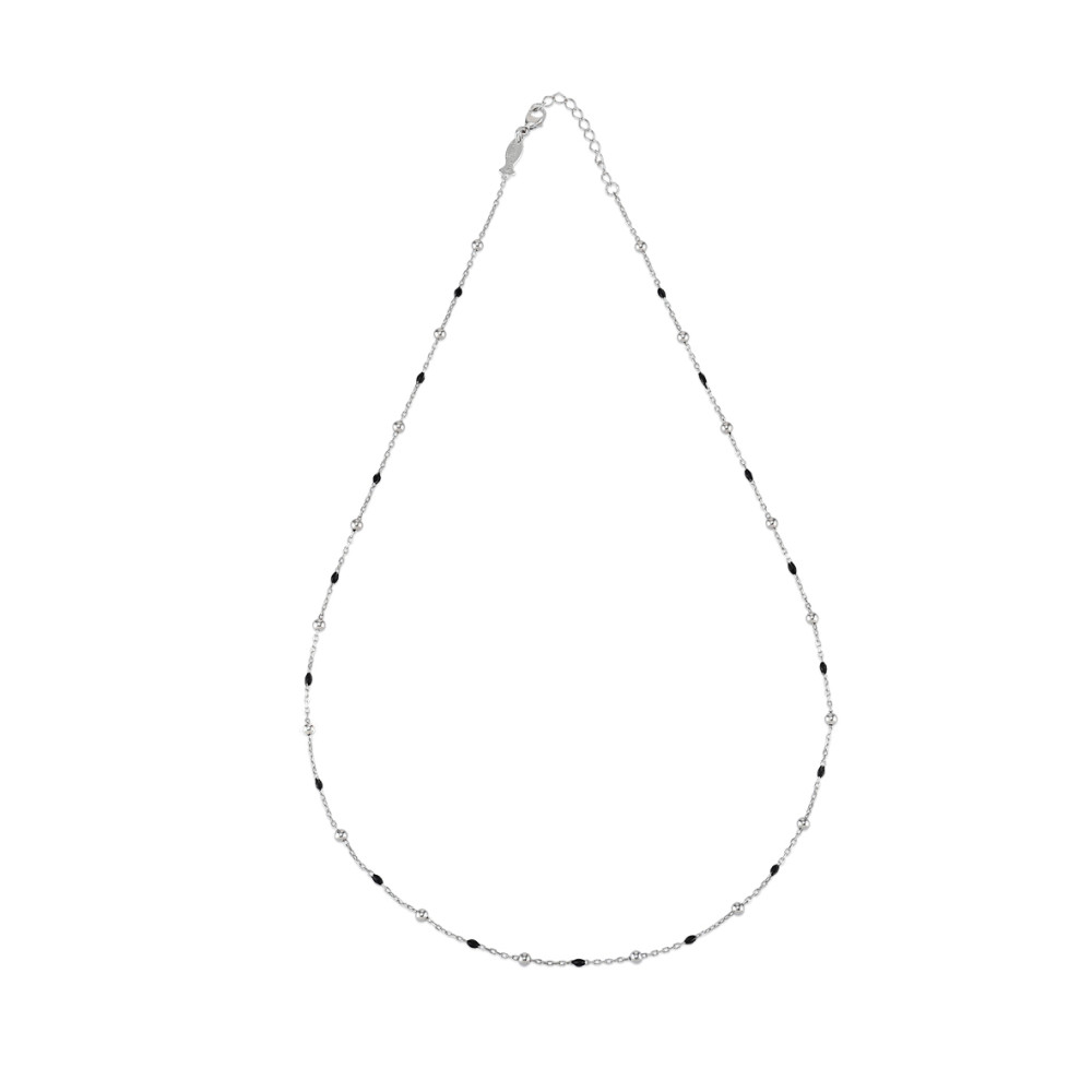 Dots, Sterling Silver Chain.