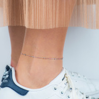 Dots, Sterling Silver Chain.