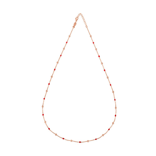 Dots, Sterling Silver Chain.