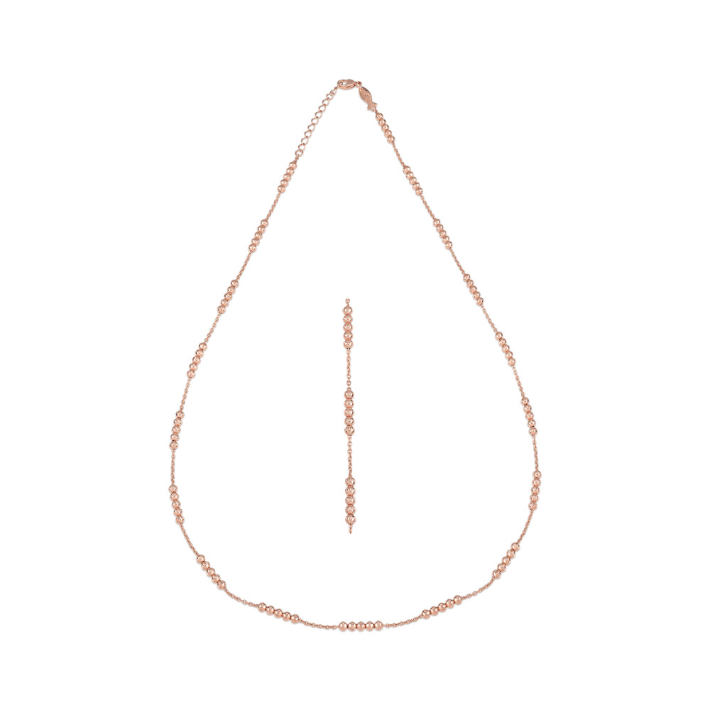 Shining Balls, Sterling Silver Chain.