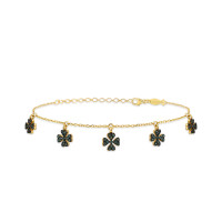 Good Luck Kisses, Sterling Silver Bracelet.