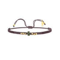 Good Luck Kiss, Sterling Silver Bracelet (String).