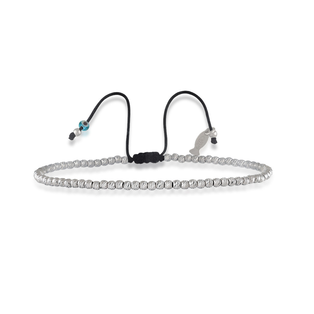 Shining Balls, Sterling Silver Bracelet (String).