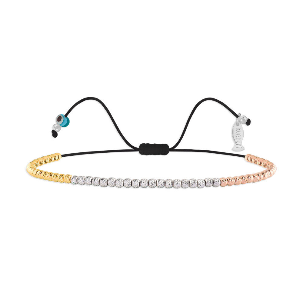 Shining Balls, Sterling Silver Bracelet (String).