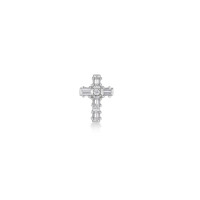 Cross, Sterling Silver Earring (Sold INDIVIDUALLY).