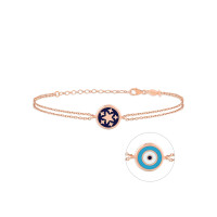Star Jewel Eye, Sterling Silver Bracelet.
