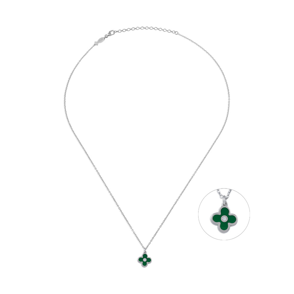 Clover, Sterling Silver Necklace.
