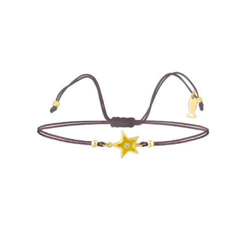 Star, Sterling Silver Bracelet (String).