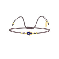 Hamsa, Sterling Silver Bracelet (String).