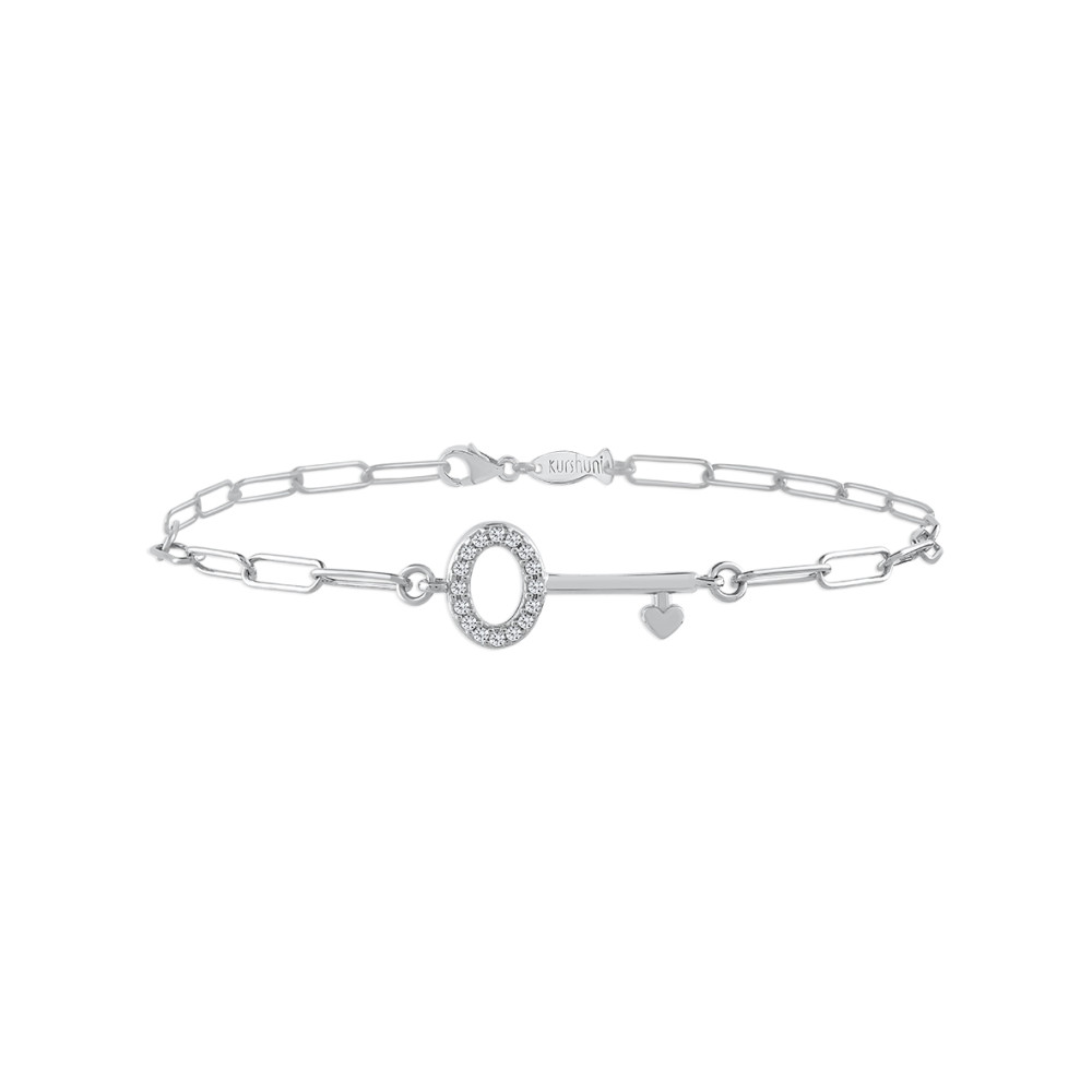 Key, Sterling Silver Bracelet.