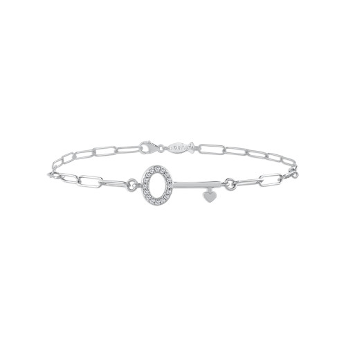 Key, Sterling Silver Bracelet.