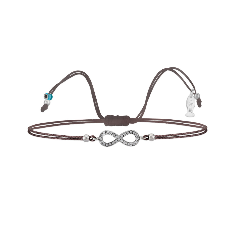 Infinity, Sterling Silver Bracelet (String).