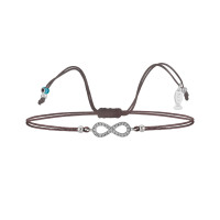 Infinity, Sterling Silver Bracelet (String).