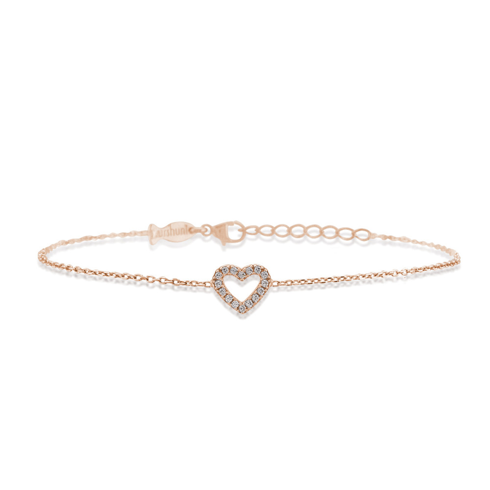 Cuore, Sterling Silver Bracelet.