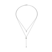 Starlet(Duo), Sterling Silver Necklace.