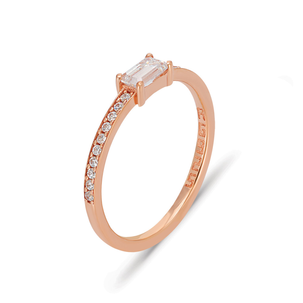 Octagon, Sterling Silver Ring.