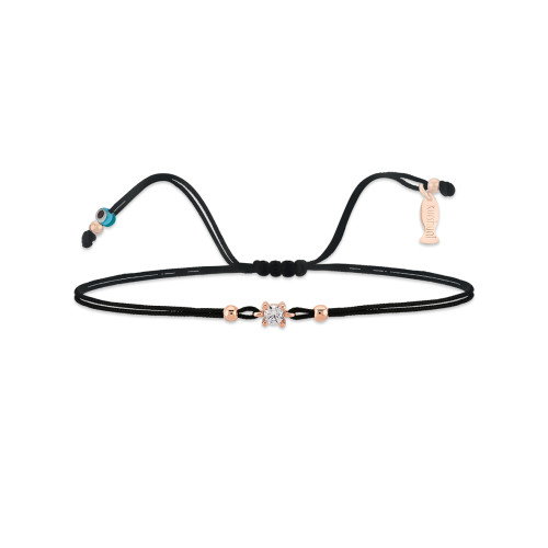 Solitaire, Sterling Silver Bracelet (String).