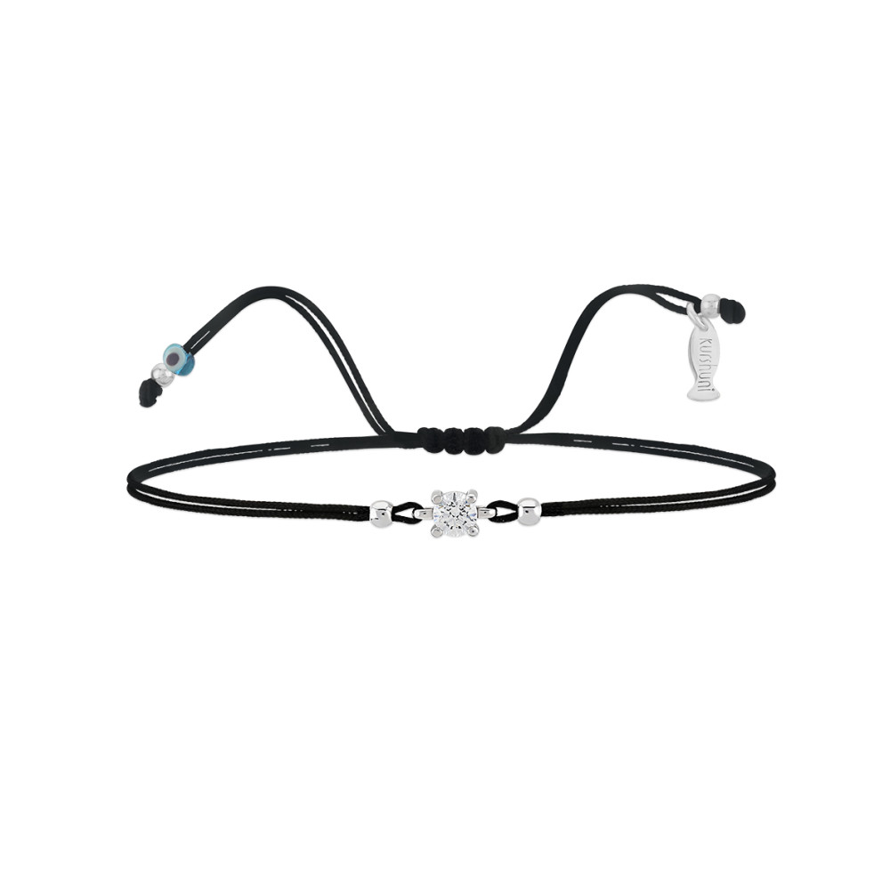 Solitaire, Sterling Silver Bracelet (String).