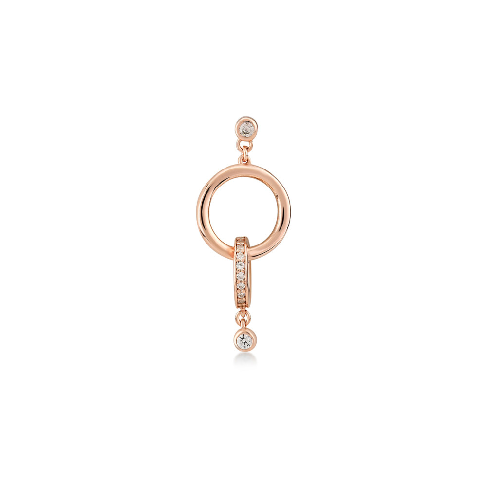 Love, Sterling Silver Earring (Sold INDIVIDUALLY).