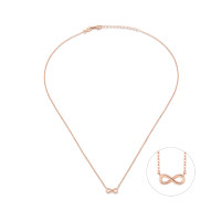 Infinity, Sterling Silver Necklace.