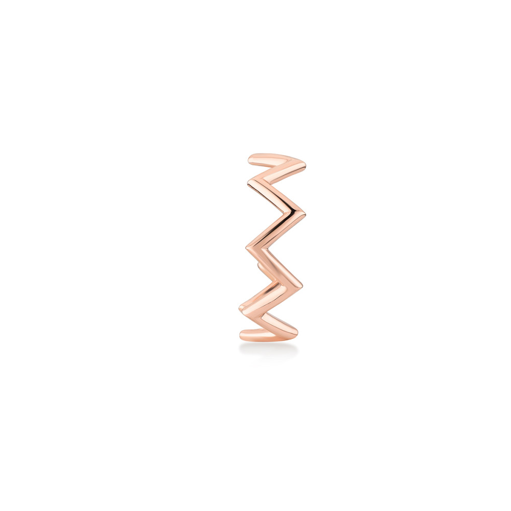 Chevron, Sterling Silver Earring (Sold INDIVIDUALLY).