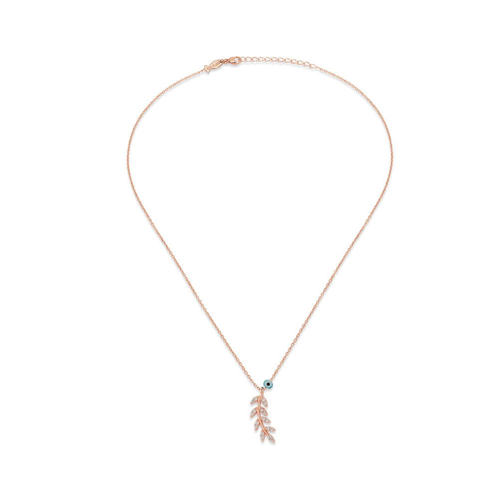 Rama de Olivo , Sterling Silver Necklace.