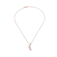 Rama de Olivo , Sterling Silver Necklace.