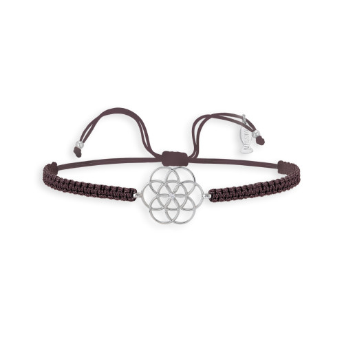 Seed of Life, Sterling Silver Bracelet (String).