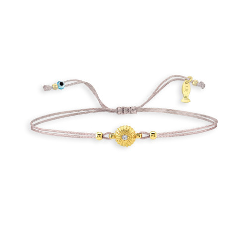 Sea Urchin, Sterling Silver Bracelet (String).