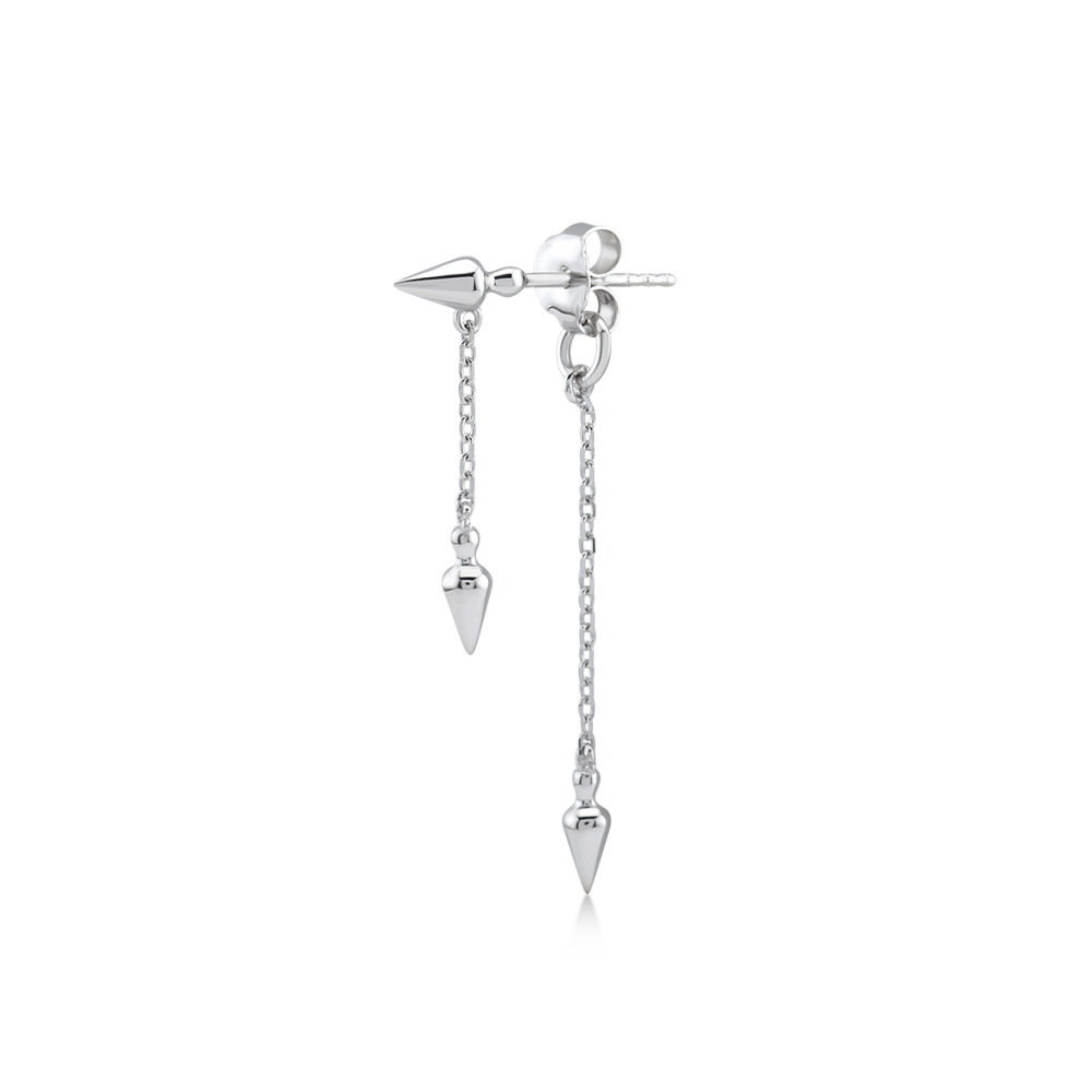 Plumb, Sterling Silver Earring (Sold INDIVIDUALLY).