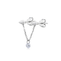 Plumb, Sterling Silver Earring (Sold INDIVIDUALLY).