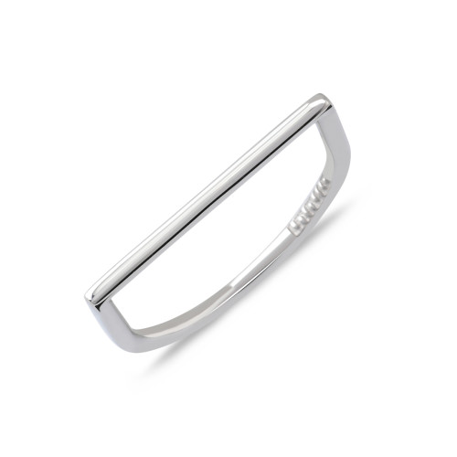 Line, Sterling Silver Ring.