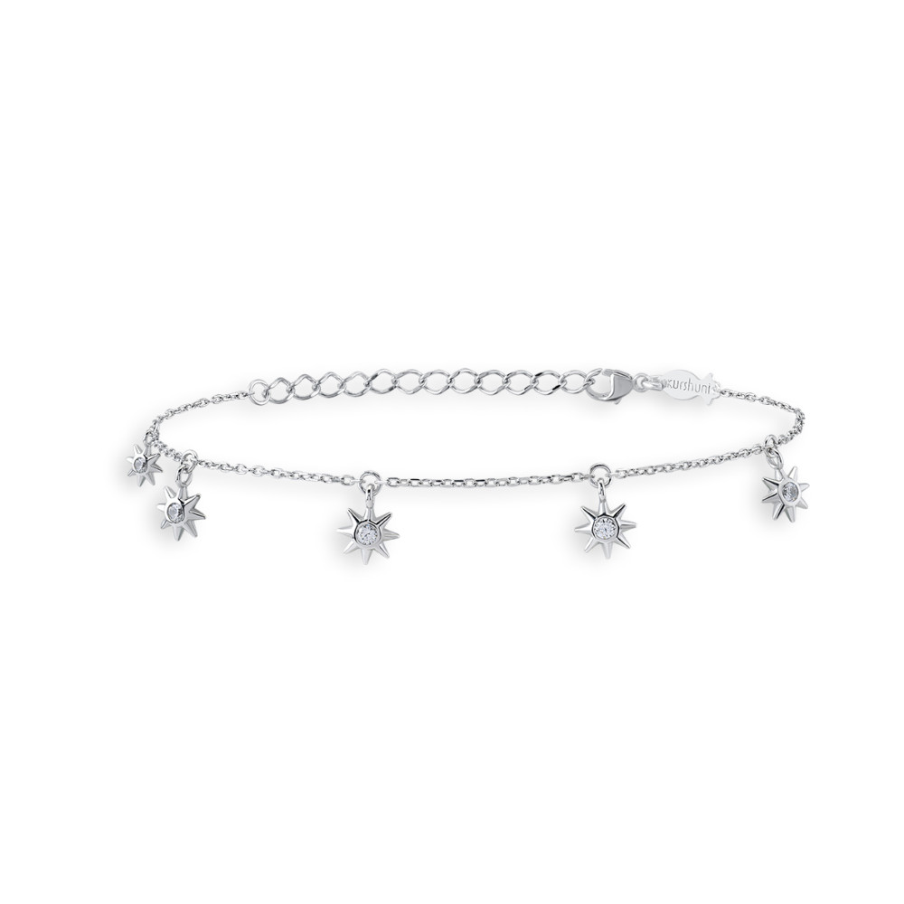 Mini Sun, Sterling Silver Bracelet.