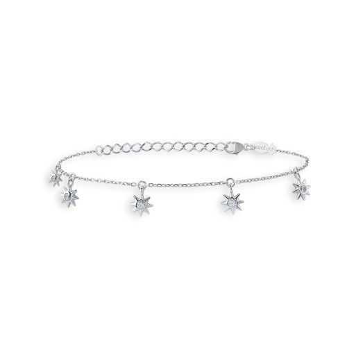 Mini Sun, Sterling Silver Bracelet.