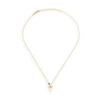 Palm Tree, Sterling Silver Necklace.