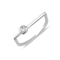 Glint, Sterling Silver Ring.