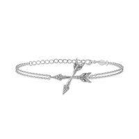 Besties Arrow, Sterling Silver Bracelet.