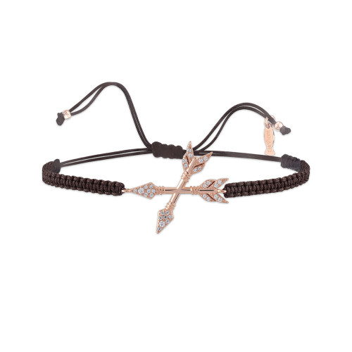 Besties Arrow, Sterling Silver Bracelet (String).