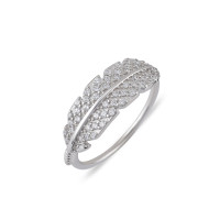 Feather, Sterling Silver Ring.