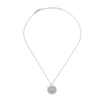 Spiral Sun, Sterling Silver Necklace.