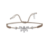 Sun Eye, Sterling Silver Bracelet (String).