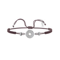 Magic Disk, Sterling Silver Bracelet (String).