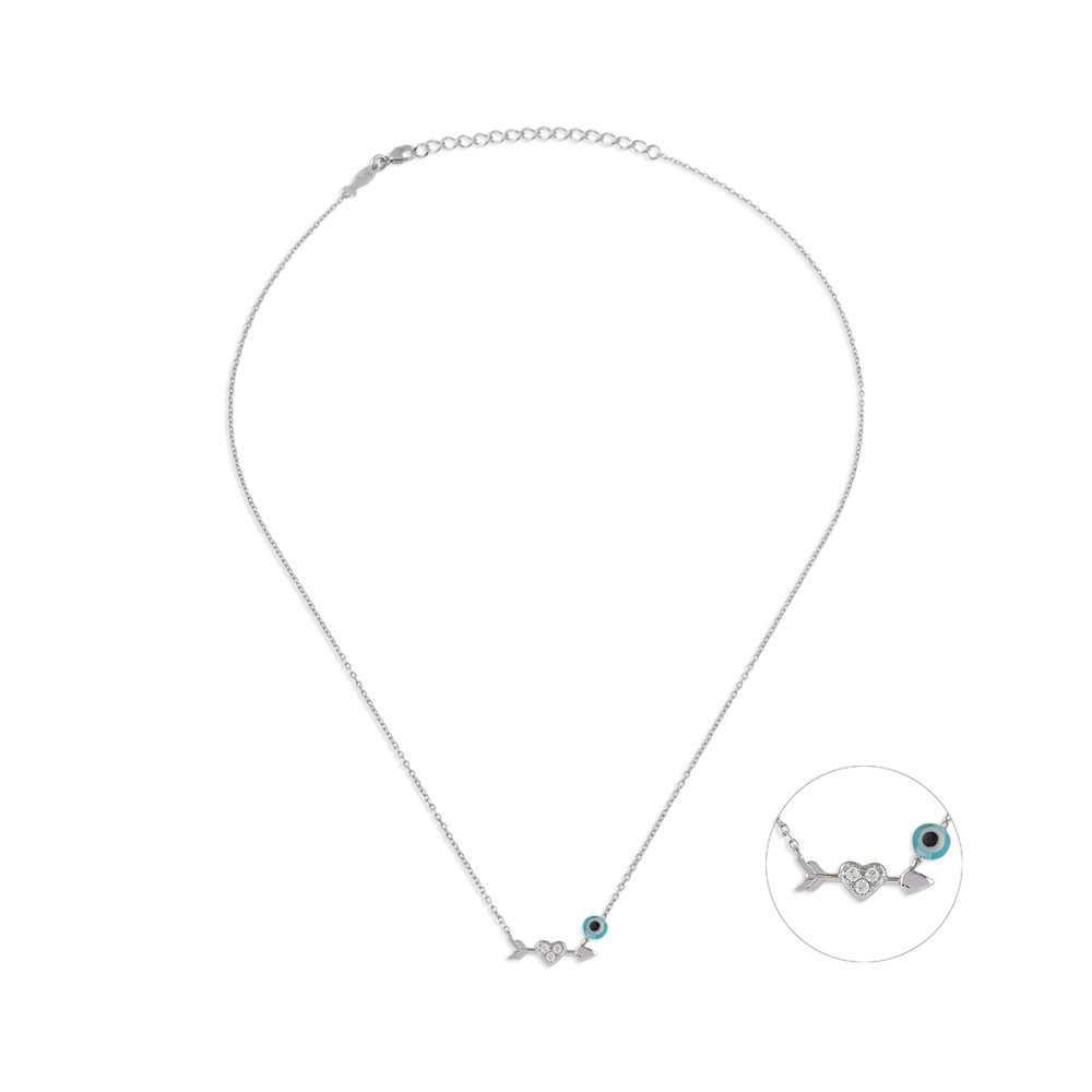 Cupid, Sterling Silver Necklace.