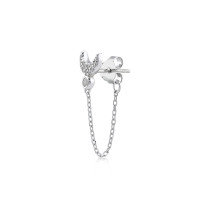 Tailed Luna, Sterling Silver Earring (Sold INDIVIDUALLY).