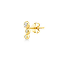 Moonlight, Sterling Silver Earring (Sold INDIVIDUALLY).