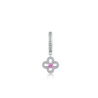 Midi Entourage Clover, Sterling Silver Earring (Sold INDIVIDUALLY).