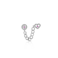 Kate Entourage, Sterling Silver Earring (Sold INDIVIDUALLY).