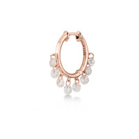 Shining Dots, Sterling Silver Earring (Sold INDIVIDUALLY).