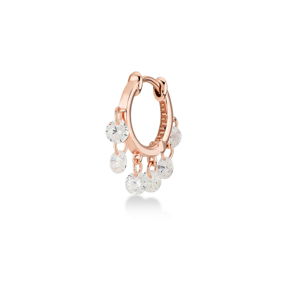 Shining Dots, Sterling Silver Earring (Sold INDIVIDUALLY).